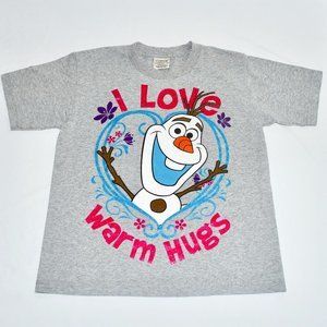 Cygnus Disney Olaf Frozen Short Sleeve Sparkly T-Shirt - Size XS